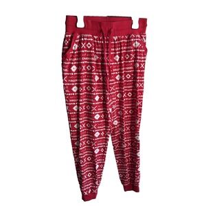 HALLMARK CHANNEL LETS STAY IN AND WATCH LOUNGE JOGGER PANTS WOMENS SZ L